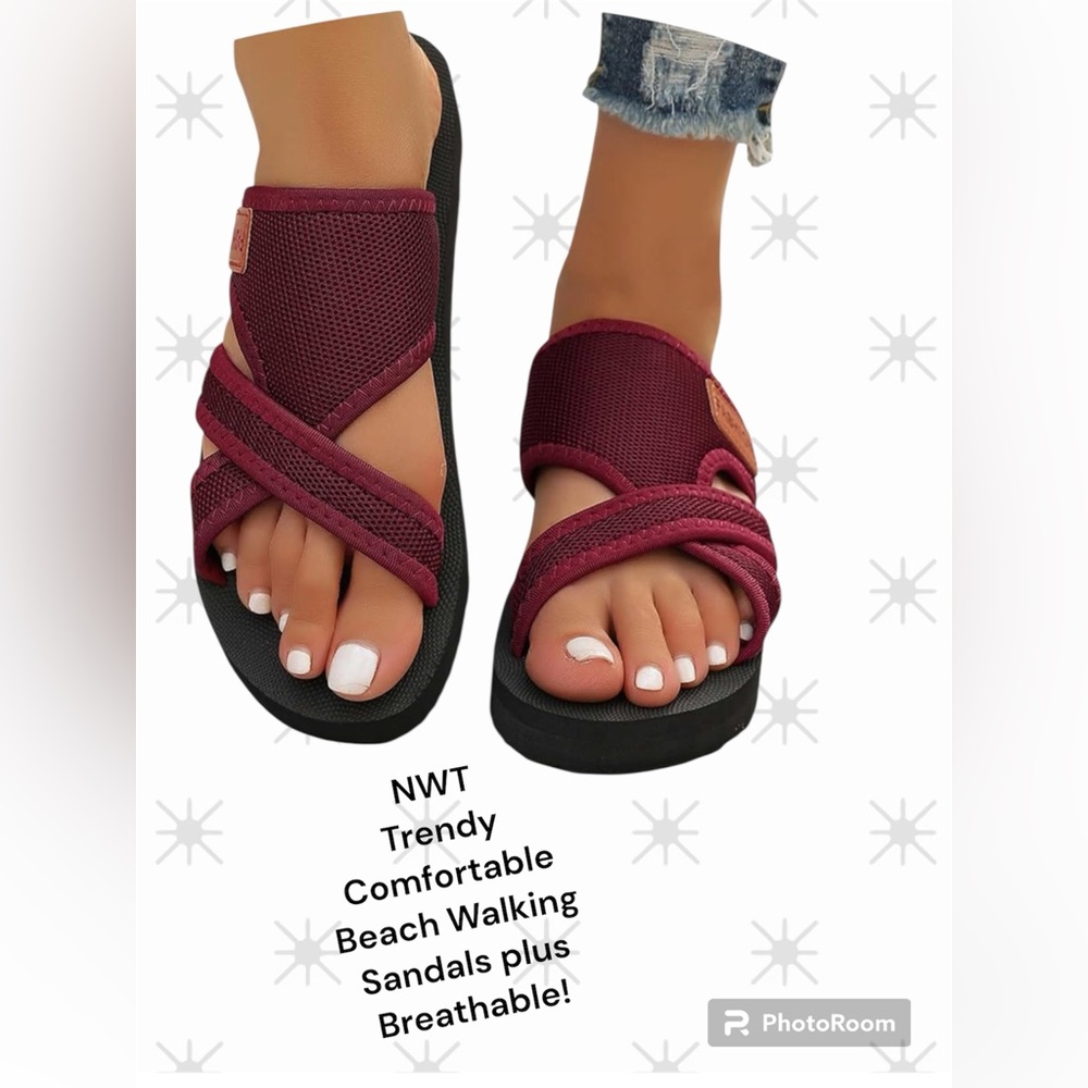 NWT Summer Sandals for Women Dressy 2025 Trendy & Comfortable Sandals Sz 7.5